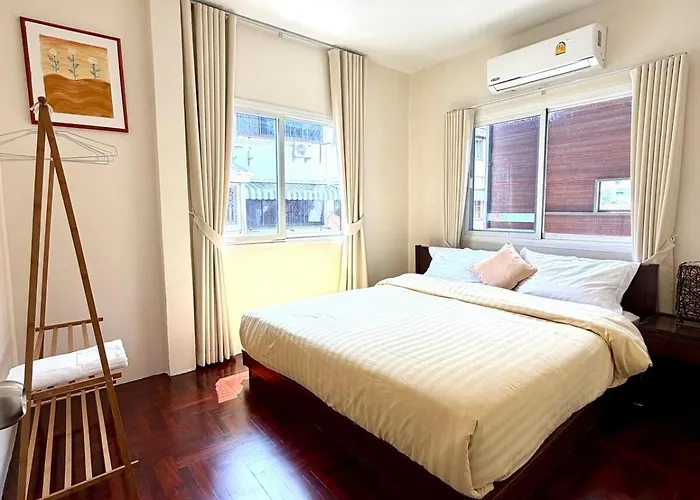 5br Sleeps 10 Pool 2minbts Rooftop Free Airport Pickup 度假居