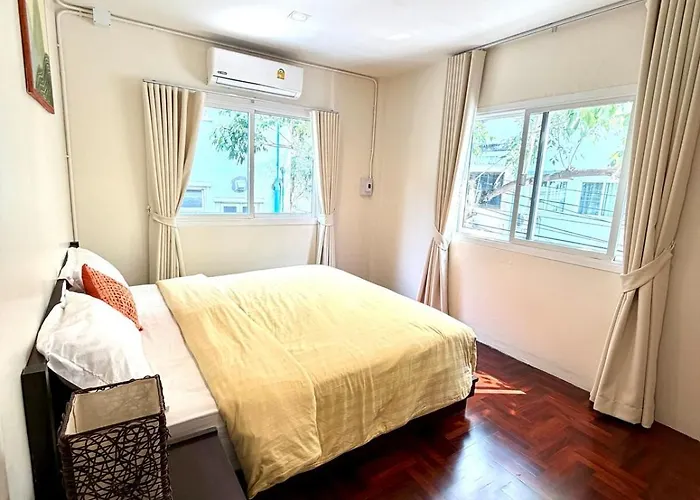 度假居 5br Sleeps 10 Pool 2minbts Rooftop Free Airport Pickup