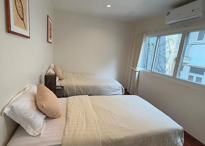 度假居 5br Sleeps 10 Pool 2minbts Rooftop Free Airport Pickup *